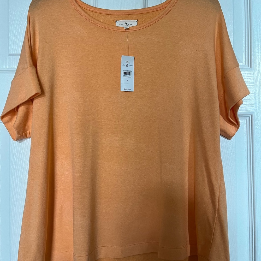 Lou & Grey Apricot Short Sleeve Tee